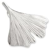 Schmuck-Pur Vollkommen echt Silber Ginkgo-Blatt-Anhänger 3,50cm