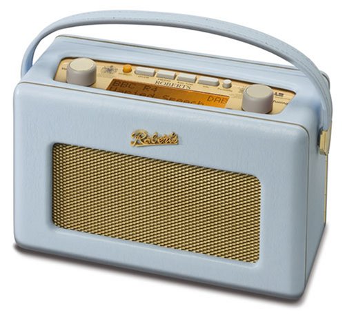 Childrens Toyshop  Electronics : Roberts RD50-PASTELBLUE Portable Vintage Style DAB & FM Radio With PAUSEplus In Pastel Blue