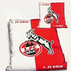 DFB 1.FC K�ln Fussball Bettw�sche wei�/rot 135/200 cm