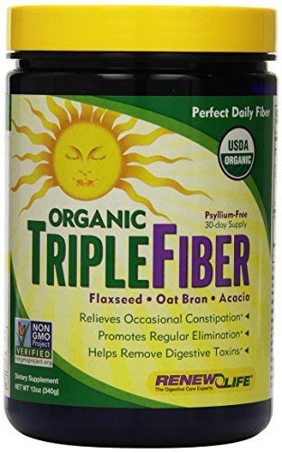 Organic Triple Fiber By Renew Life - 12 Oz. HOPE Formula Organic Triple Fiber By Renew Life - 12 Oz. HOPE Formula