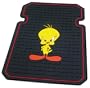 Tweety Universal-Fit Molded Front Truck Mat With Red Border - Set of 2