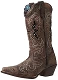 Laredo Women's Lucretia Western Boot,Black/Tan,7 M US