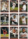 2006 Topps Baltimore Orioles Baseball Cards Complete Team Set (19 cards)