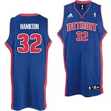 Richard Hamilton Jersey: adidas Blue Swingman #32 Detroit Pistons Jersey