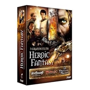 Coffret Heroic Fantasy 3 DVD : Wolfhound / Midnight chronicles / Dragon sword