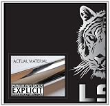 LSU Tigers Large Chrome Vinyl Decal
