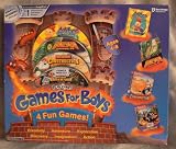 Playzone Games for Boys (Fisher-Price Power Wheels Off-Road Adventure, Fisher-Price Big Action Construction, Dinosaur Adventure 3-D, Adiboo Magical Playland)