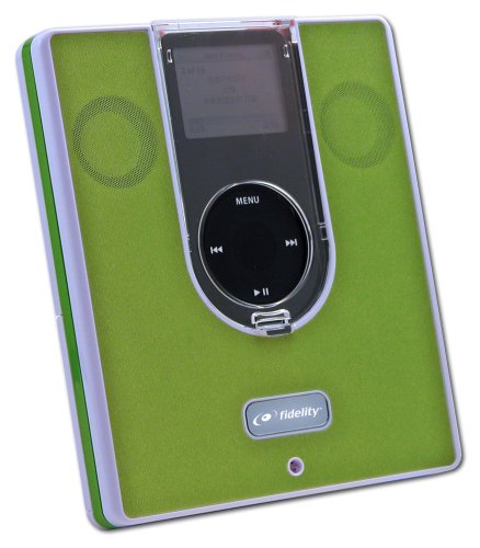 Aiptek Fidelity Mist II Speaker for iPod nano 2G (Green)