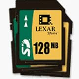 Lexar - Flash memory card - 32 MB - SD