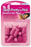 Sleep pretty in pink womens ear plugs - 28 pieces