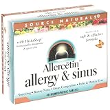 Source Naturals Allercetin Allergy & Sinus, Homeopathic Tablets, 48 tablets (Pack of 4)