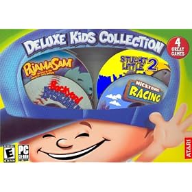 Deluxe Kids Collection: Pajama sam/Stuart Little 2/Backyard Baseball/Nicktoons Racing