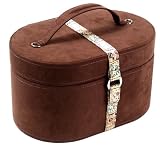 Amberley Large Oval Suede Leather Jewel Case #349233