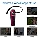 Masentek Red M26 Bluetooth Headset V4.1 Wireless Earphone Handsfree Earpiece Earbud Noise Cancelling Mic for iPhone 7 Plus 6s 5s iPad Samsung Galaxy S7 Edge S6 S5 Note5 LG G5 V10 Motorola HTC Android