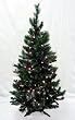 4.5' Pre-Lit Frosted Mixed Pine Artificial Christmas Tree - Clear Lights