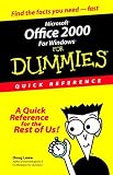 Microsoft Office 2000 for Windows for Dummies Quick Reference