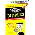 Microsoft Office 2000 for Windows for Dummies Quick Reference by Doug Lowe