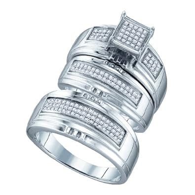 Cheap Girls Jewelry 0.41CTW DIAMOND FASHION TRIO SET For Sale