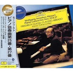 MOZART:PIANO CONCERTOS NOS.25