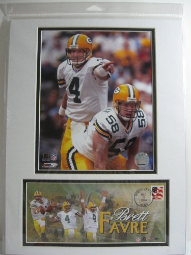 Photo File Green Bay Packer Brett Favre Matted 12x16