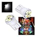 Per-Accurate Inc. PA 10PCS #555 T10 4SMD LED Wedge Pinball Machine Light Bulb White-6.3V