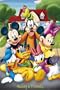 DISNEY MICKEY MOUSE DONALD DUCK PLUTO POSTER 24x36