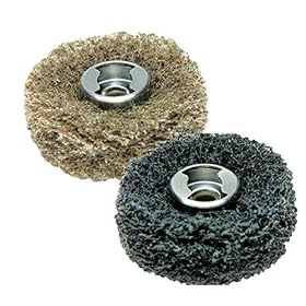 Dremel 511E EZ Lock Coarse Grit and Medium Grit Finishing Abrasive Buffs, 2-Pack by Finishing & Detail Paint Sets