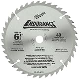 Milwaukee 48-40-4015 6-1/2-Inch 48 Tooth Ferrous Metal Cutting Saw Blade with 5/8-Inch Arbor