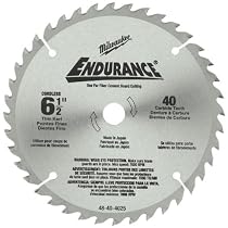 Milwaukee 48-40-4015 6-1/2-Inch 48 Tooth Ferrous Metal Cutting Saw Blade with 5/8-Inch Arbor