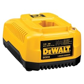 DeWalt DC9310 Heavy-Duty 7.2 Volt - 18 Volt 1 Hour Charger