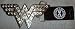 Search : DC Comics WONDER WOMEN Logo w/Rhinestones Belt BUCKLE