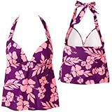 Leilani Forever Maui Glam Halterkini - Women's Eggplant, 10