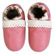 Momo Baby Soft Sole Baby Shoes - Lace Pink