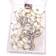 M.O.P. Rosary Handcrafted from Mother of Pearl (56 cm or 22")