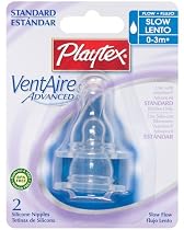 Playtex Baby VentAire ADVANCED Standard Nipples: Slow Flow