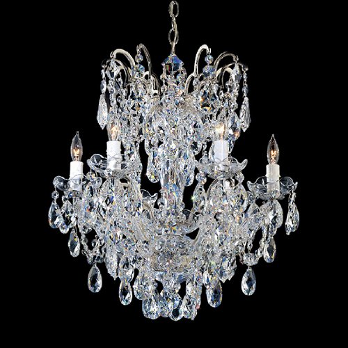 Marie Antoinette 55 x 17 Six Light Chandelier Crystal