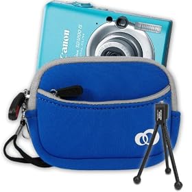 Action-Ready Carrying Case for Canon PowerShot SD1200IS Digital Camera ***Includes Mini-Tripod and Micro-Fiber Cloth***