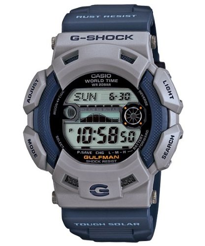 g shock gulfman blue