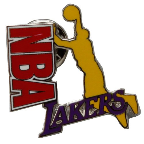 Los Angeles Lakers NBA Player Silhouette Pin