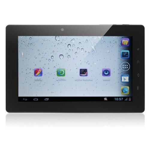 HD-Design FreeLander PD20 Great Version 8GB Android 4.0 (ICE CREAM SANDWICH) , 7-Inch Multi-touch Capacitive Screen, Dual Camera, GPS, 1.6 GHz Android Tablet PC with - Flash Player 11.1 - Youtube / Amazon Kindle / Facebook - HD 1080P - SKYPE VIDEO calling