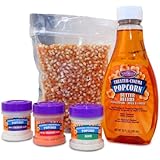 Nostalgia KPK400 Popping Corn, Oil & 3-Seasonings Theater Popcorn Kit