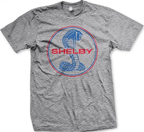 Ford Shelby Cobra Logo Men's T-shirt, Light Gray