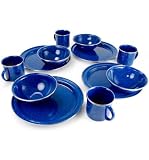 Search : GSI Outdoors Pioneer 12 Piece Blue Enamelware Table Set