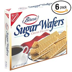 Biscos Sugar Wafers, 8.5-Ounce Boxes (Pack of 6)