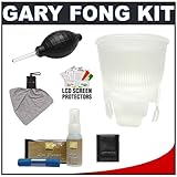 Gary Fong Lightsphere Flash Diffuser Universal (Clear) + Nikon Cleaning Acc ....