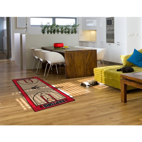 TORONTO RAPTORS 30x54 BASKETBALL CARPET RUNNER RUG
