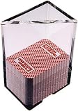 8 Deck Clear Blackjack Discard Tray with Top