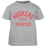 adidas Nebraska Cornhuskers Ash Toddler Authentic Issue T-shirt