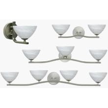Neva 4-Light Contemporary Vanity Fixture in Satin Nickel by Besa Lighting