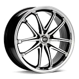 18x8 Enkei G5 (Black Machined) Wheels Rims 5x120 (445-880-1242BKM) by Enkei